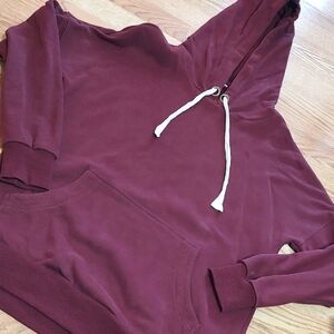 Women's Burgundy Hoodie. Mazik. Small.
